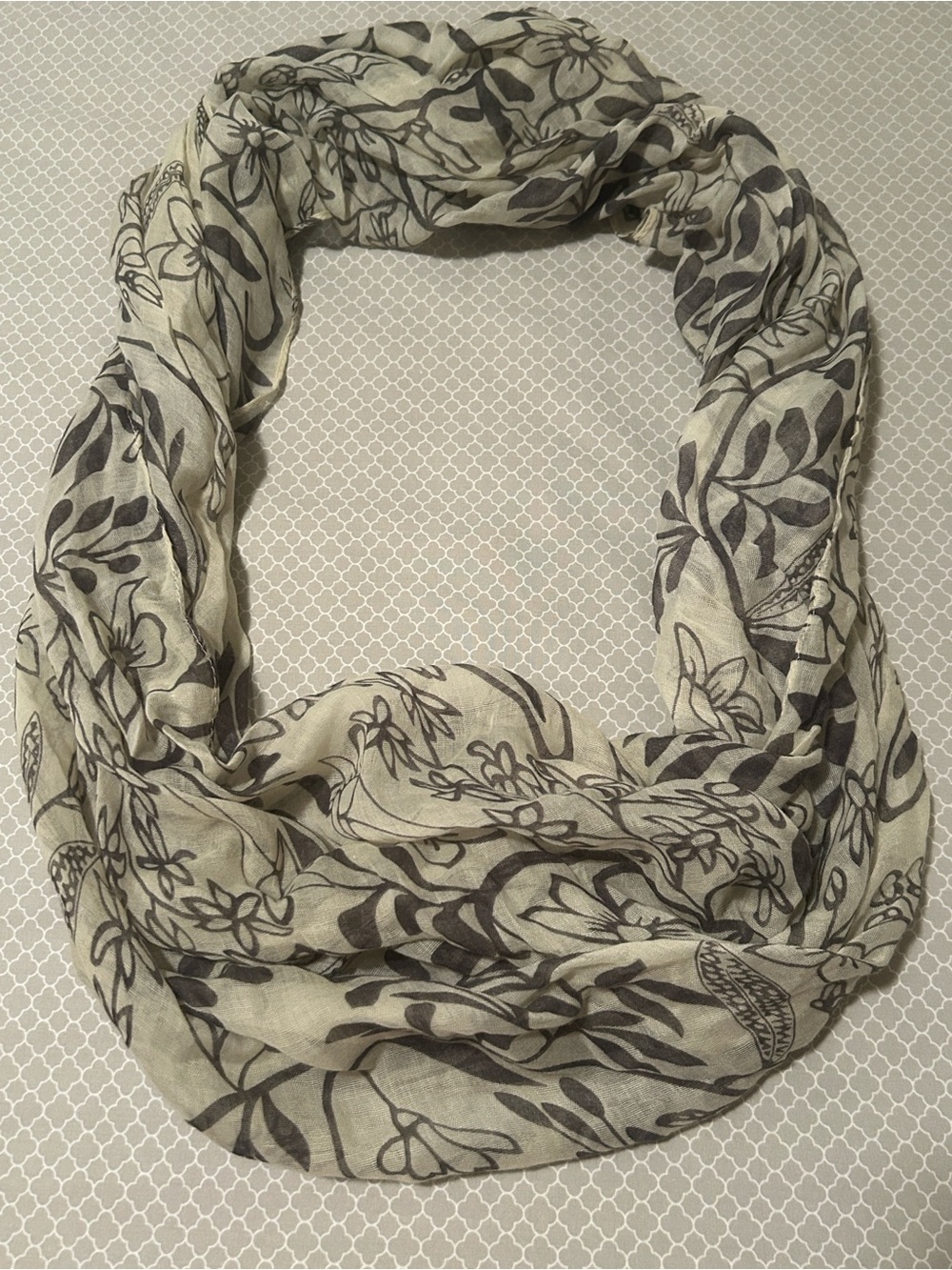 Floral Infinity Scarf